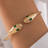 Pulsera de moda con dijes de animales dorados: elegante joyería de aleación de zinc para mujeres