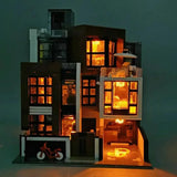 Modern Villa Architecture Building Set - Modular City Street View Blocks for Adults & Teens