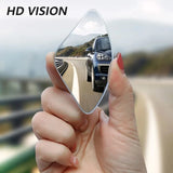 360° Frameless Blind Spot Mirror – Wide-Angle Auxiliary Rearview for Safe Parking & Reversing