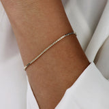 Elegant Stainless Steel Box Chain Bracelet – Classic & Timeless Jewelry for Women