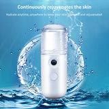 Portable Nano Facial Steamer – USB Rechargeable Mist Sprayer for Skin Hydration & Rejuvenation