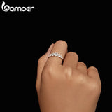 D Color VVS1 Moissanite Engagement Ring - 925 Sterling Silver Wedding Jewelry