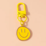 Trendy Smile Face Keychain for Women – Cute Alloy Bag Charm & Key Ring