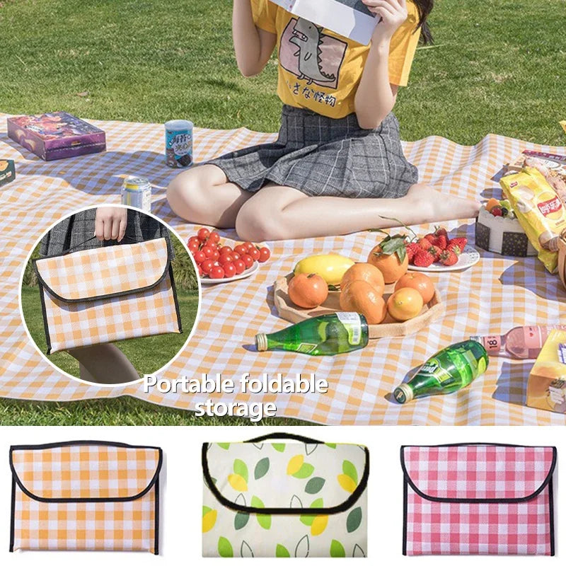 Waterproof Foldable Picnic Mat for Camping, Beach & Outdoor Travel