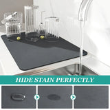 Super Absorbent Kitchen Drying Mat | Non-Slip Quick-Dry Drain Pad
