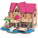 3D Wooden Windmill Puzzle - DIY Educational Building Toy for Kids & Adults