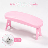 Mini UV LED Nail Lamp for Gel Polish with USB Charging – Foldable & Portable Design