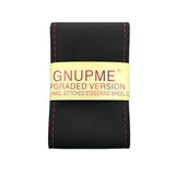 Funda para volante de cuero de microfibra suave de primera calidad: duradera y elegante, ajuste universal