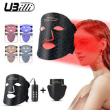 Silicone LED Light Therapy Mask for Face & Neck – Anti-Aging, Acne Removal & Skin Rejuvenation