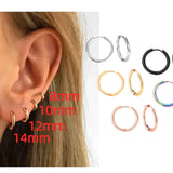 Stainless Steel Small Hoop Earrings – Unisex Trend for 2024