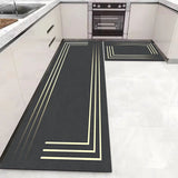 Alfombrilla suave y lavable: alfombra larga antideslizante para cocina, dormitorio, pasillo y baño