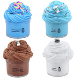 4-Pack Butter Slime Set – Super Soft, Non-Sticky & Safe DIY Slime for Kids