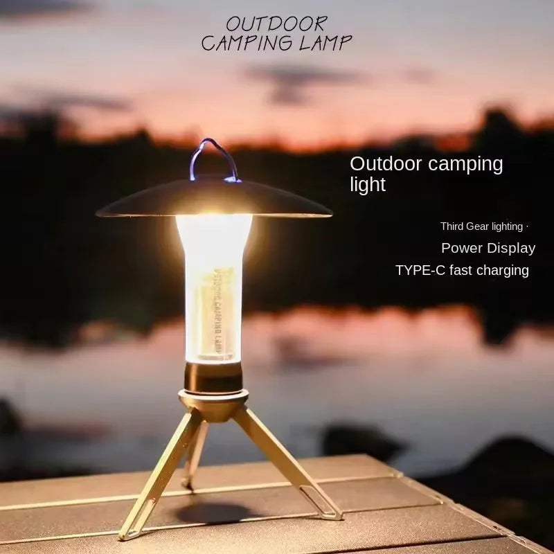 Rechargeable LED Camping Flashlight Lantern