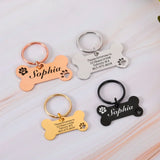 Custom Engraved Stainless Steel Pet ID Tag – Personalized Dog & Cat Nameplate