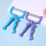 Manual Facial Hair Remover Tool - Spring Threading Epilator for Painless Eyebrow & Lip Hair Removal