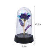 Premium Decorative Silk Rose in Glass Dome – Eternal Flower Gift for Home & Romantic Occasions