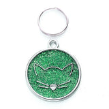 Custom Engraved Stainless Steel Pet ID Tag – Personalized Anti-Lost Nameplate for Dogs & Cats