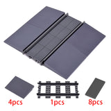 MOC City Train Rail Crossing & Flexible Tracks – DIY Building Block Set
