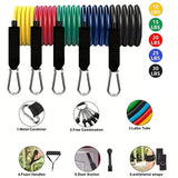 Portable Resistance Band Set for Strength Training