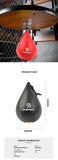 Boxing Speed Ball for Reflex, Coordination & Punch Training – PU Leather Speed Bag for Adults