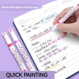 Pastel Highlighter Pen Set – 6-Color Markers for Note-Taking, Journaling & Office Use
