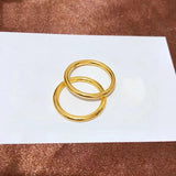 Minimalist Thin Stainless Steel Rings – Stackable Gold & Silver Bands for Women & Men