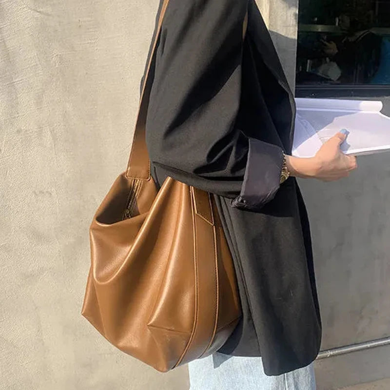 Trendy Vintage PU Pillow Shoulder Bag – Versatile, Stylish, and Practical