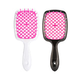 Professional Wide-Tooth Comb Set - Air Cushion Scalp Massager for Wet & Dry Hair (2-Pack)