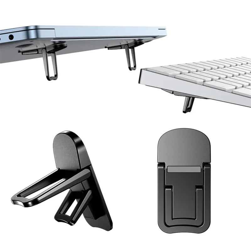 Adjustable Folding Laptop Stand – Ultra-Thin Portable Cooling Support for MacBook & Notebook