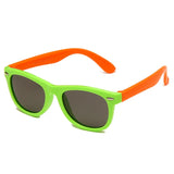 Gafas de sol clásicas de silicona para niños: protección UV400 para niños y niñas