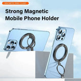 Soporte para teléfono con anillo magnético: soporte de escritorio plegable y extraíble MagSafe para iPhone