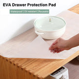 Revestimiento impermeable reutilizable para estantes y cajones: tapete antideslizante y resistente a la humedad para cocina y gabinetes