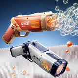Dazzling Fantasy Bubble Gun – Light-Up Bubble Blower for Kids with Leak-Proof Design