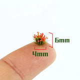 104PCS Miniature Grass & Flower Model Kit – Realistic DIY Scenery for Dioramas, Railways, and Gardens