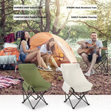 Heavy-Duty Folding Camping Chair – Portable, Cushioned Outdoor Seat for Beach, Hiking & Fishing