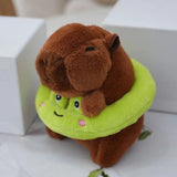 Capybara Plush Toy with Hoodie & Wings - Cute Stuffed Animal Keychain Gift
