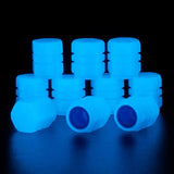 Glow-in-the-Dark Tire Valve Caps – Fluorescent Caps for Cars, Motorcycles & Bicycles