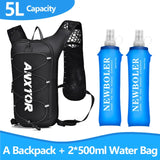 Unisex Lightweight 5L Running and Cycling Backpack with Water Bladder