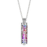 Tree of Life Cremation Necklace - Memorial Jewelry for Ashes (Cylinder Pendant Urn)