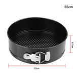Professional Round Cake Pan with Removable Bottom – Carbon Steel Non-Stick Bakeware