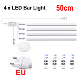 Hand Scan Switch Penetrable Wood Touch Sensor Dimmable LED Under Cabinet Light