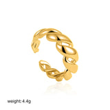 Trendy Stainless Steel Geometric Ring – Fashionable Statement Jewelry for Women