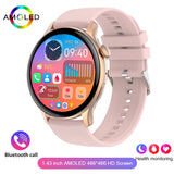 AMOLED Smart Watch with Bluetooth Calling, Fitness Tracking & AI Voice Assistant