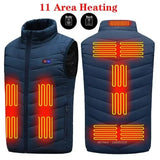 USB Heated Vest for Men & Women – 23-Zone Electric Heating Winter Vest, Thermal Warm Jacket