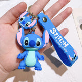 Lilo & Stitch Angel Stitch Keychain - Cute Anime Car Keyring & Gift