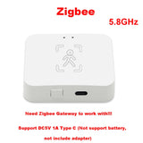 Smart Motion Presence Sensor with mmWave Radar – WiFi & Zigbee Compatible