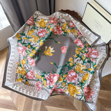 Geometric Pattern Polyester Scarf for Women – Stylish and Versatile Accessory