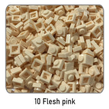 Mini 1x1 Self-Locking Building Bricks – Compatible with Major Brands