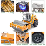 1:30 Scale RC Construction Truck - 4WD Remote Control Bulldozer with Metal Shovel