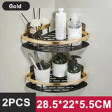 Estante de almacenamiento de aluminio para baño y cocina montado en la pared